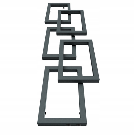 GRZEJNIK DEKORACYJNY kAT 1350x390 ANTRACYT 450W