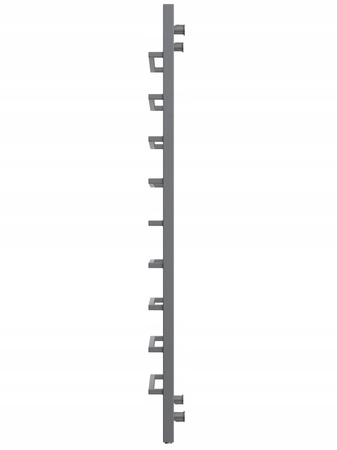 Grzejnik łazienkowy KAFU 160/53 antracyt struktura