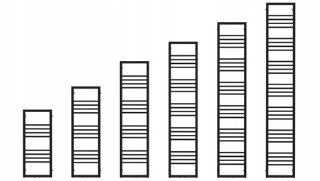Grzejnik łazienkowy LENS 70/30 antracyt 193w