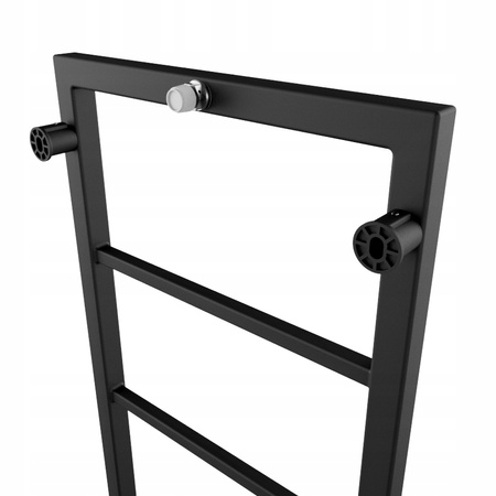 GRZEJNIK ŁAZIENKOWY KARL 1200x350 CZARNY MAT 250W