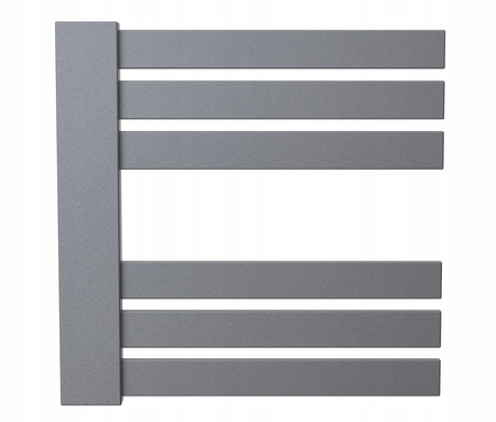 Grzejnik łazienkowy AKO 50/50 antracyt struktura