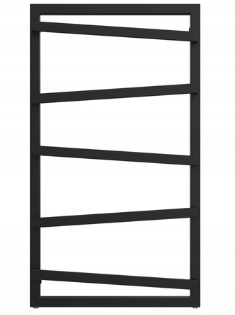 Grzejnik łazienkowy WIZA 120/53 czarny struktura