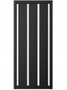 Grzejnik pokojowy dekoracyjny 100/44 czarny połysk