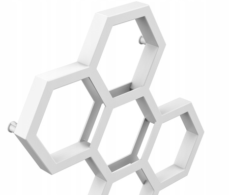 GRZEJNIK ŁAZIENKOWY BEE 122/72 BIAŁY MAT 455W