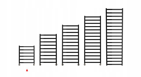 GRZEJNIK ŁAZIENKOWY SET 60/53 BIAŁY POŁYSK 220W