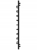 Grzejnik łazienkowy KAFU 120/53 czarny mat 441w
