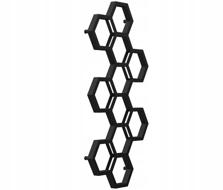 GRZEJNIK ŁAZIENKOWY BEE 145/72 CZARNY MAT 549W