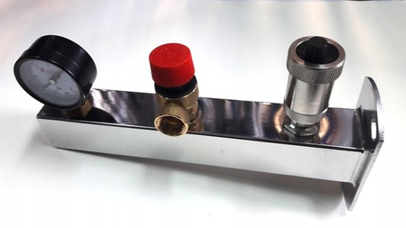 GRUPA BEZPIECZEŃSTWA NIERDZEWNA DO CWU 6 BAR INOX