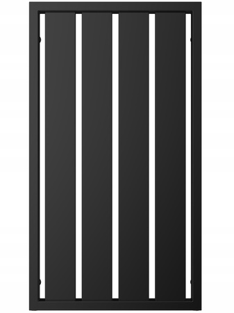 Grzejnik pokojowy dekoracyjny 100/56 czarny połysk