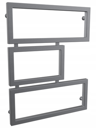 Grzejnik łazienkowy ALASKA 80/60 antracyt stuktura