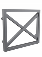 Grzejnik łazienkowy dekoracyjny 45/53 antracyt str