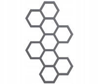 GRZEJNIK ŁAZIENKOWY BEE 122/72 ANTRACYT 455W