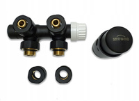 ZAWÓR DO GRZEJNIKA 50 MM CZARNY