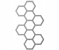 GRZEJNIK ŁAZIENKOWY BEE 122/72 SREBRNY 455W