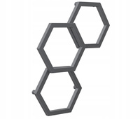 Grzejnik łazienkowy NOWI 78/64 antracyt 299w