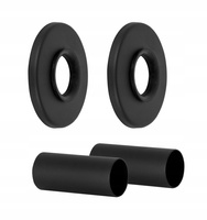 ZESTAW MASKUJĄCY DO GRZEJNIKA OSIOWY CZARNY