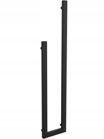 Grzejnik dekoracyjny NEPA 140/30 czarny mat