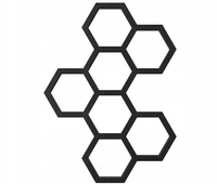 GRZEJNIK ŁAZIENKOWY BEE 98/72 CZERŃ GLAMOUR 361W