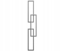 GRZEJNIK ŁAZIENKOWY ELZA 171/30 SREBRNY 411W