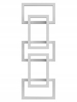 Grzejnik dekoracyjny EMIN 122/39 biały połysk