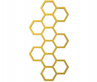 GRZEJNIK ŁAZIENKOWY BEE 145/72 ZŁOTY 549W