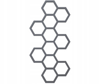 GRZEJNIK ŁAZIENKOWY BEE 145/72 ANTRACYT 549W