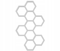 GRZEJNIK ŁAZIENKOWY BEE 122/72 BIAŁY POŁYSK 455W