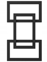 Grzejnik dekoracyjny EMIN 73/39 czarny struktura