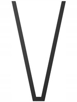 Grzejnik dekoracyjny łazienkowy 130/70 czarny poł