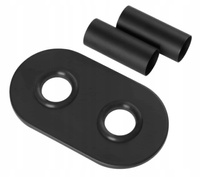 ZESTAW MASKUJĄCY OWALNY PODWÓJNY CZARNY