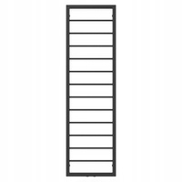 GRZEJNIK ŁAZIENKOWY DELAR 1200x350 CZARNY MAT 275W