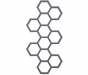 GRZEJNIK ŁAZIENKOWY BEE 145/72 ANTRACYT 549W