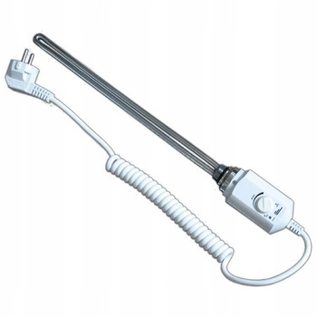 Grzałka elektryczna do grzejnika biała 1200W