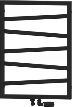 GRZEJNIK ŁAZIENKOWY 720x530 CZARNY POŁYSK 297W
