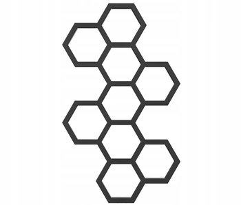 GRZEJNIK ŁAZIENKOWY BEE 122/72 CZARNY MAT 455W