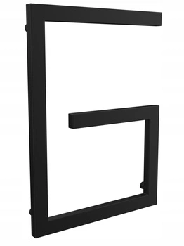 Grzejnik dekoracyjny łazienkowy 100/70 czarny str