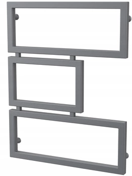 Grzejnik łazienkowy ALASKA 80/60 antracyt stuktura