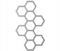 GRZEJNIK ŁAZIENKOWY BEE 122/72 SREBRNY 455W