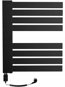 Grzejnik elektryczny łazienkowy 60/40 czarny poł