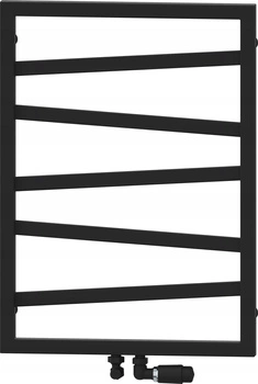 GRZEJNIK ŁAZIENKOWY 720x530 CZARNY POŁYSK 297W